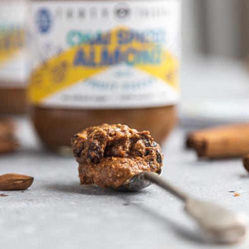 2020s Chai Spice Almond Butter foodie shot on spoon