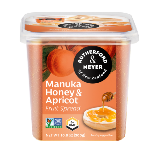 Manuka Honey and Apricot fruit spread kiwi importer