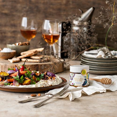 manuka honey and vegetables