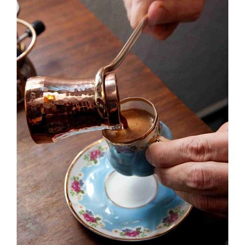 Tuerk Kahvesi Bakir Cezve kahwa cahvah kawa roasted coffee coffea arabica