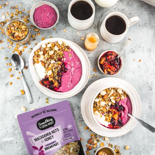 breakfast idea macadamia honey nut gluten free granola bowl something to crowabout2 3