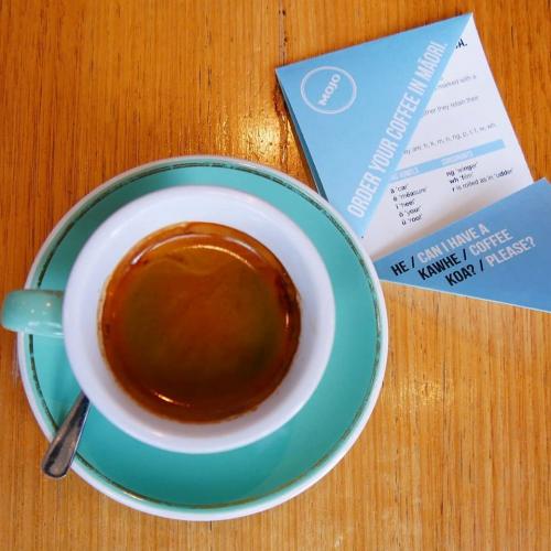 order your coffee in maori