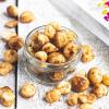 Salted caramel macadamias in a jar