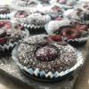 choc orange gluten free muffins with seasonal cherries 2
