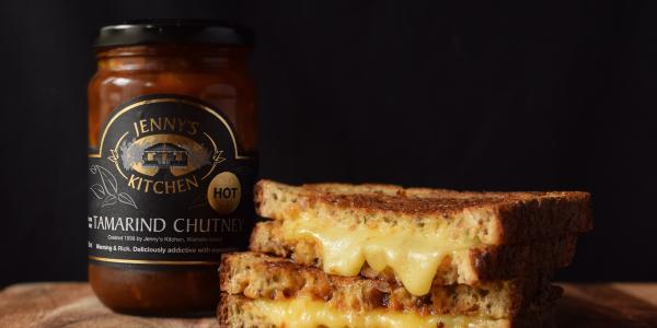Tamarind Chutney hot on grilled cheese