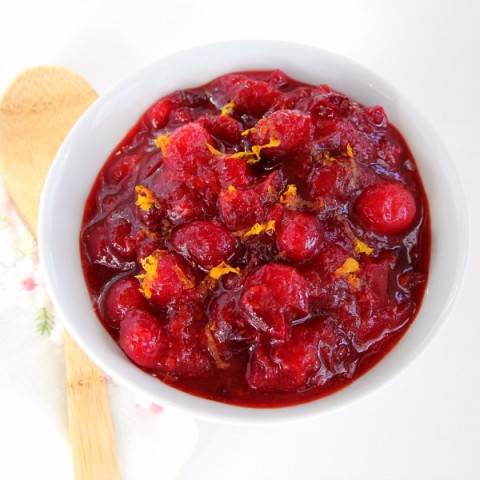 vanilla orange cranberry sauce 2